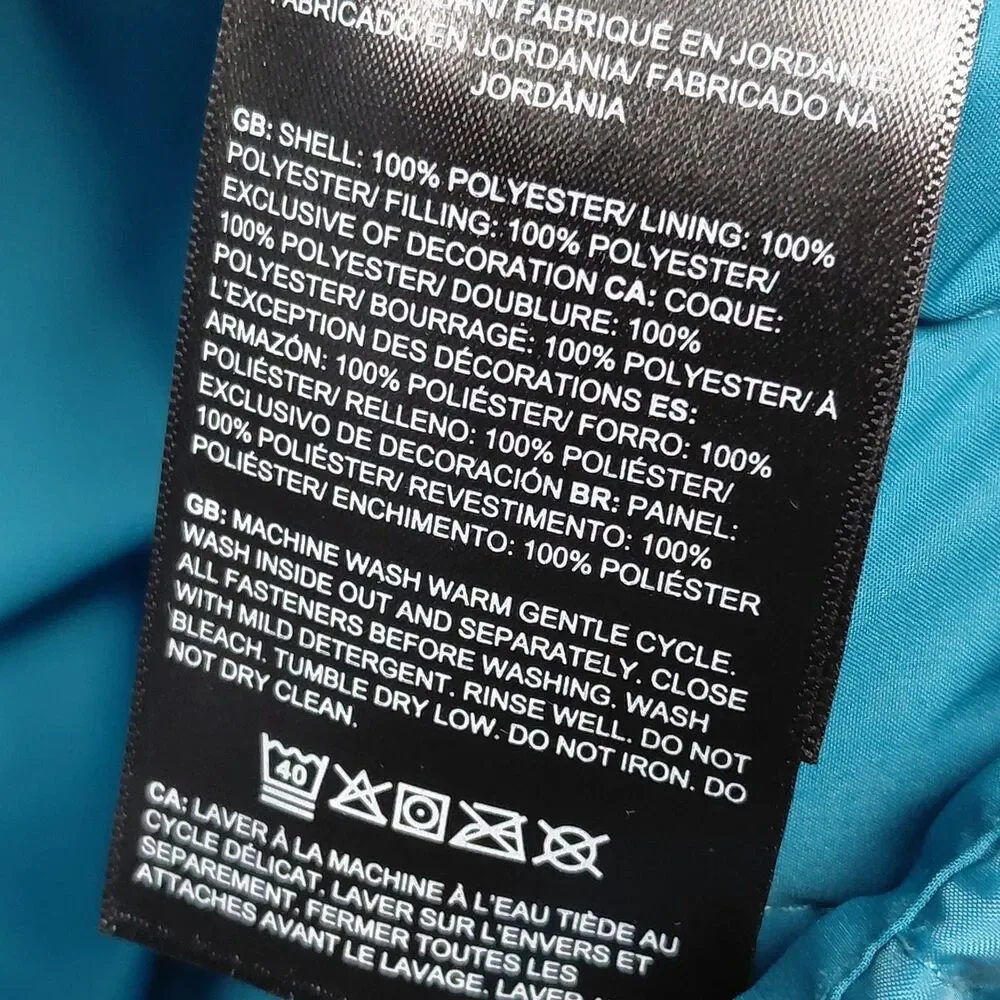 NEW The North Face Thermal Insulation Jacket Mens Large Digital Steel Thermoball